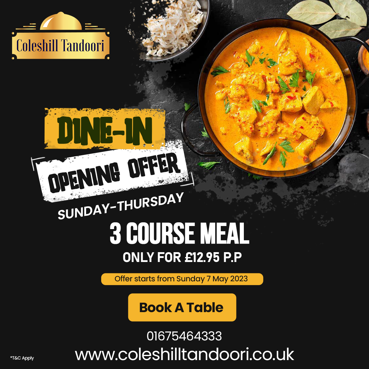 coleshill tandoori